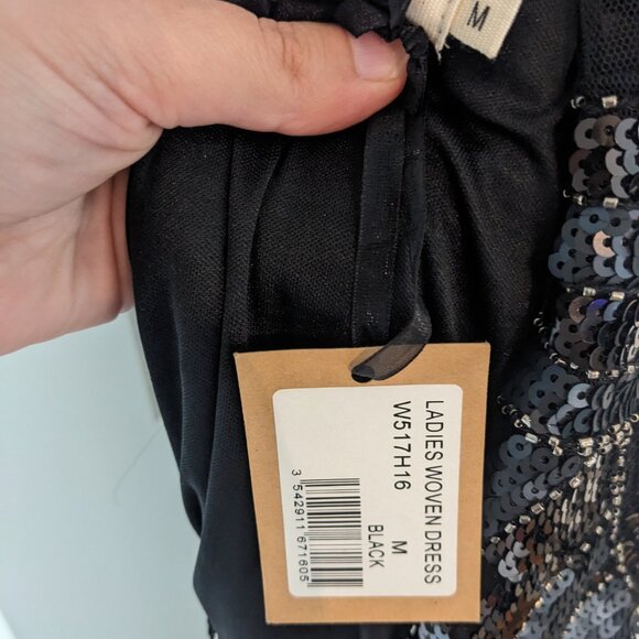 Black Sequined Vintage Inspired Flapper Dress Size Medium from ModCloth - Picture 7 of 7